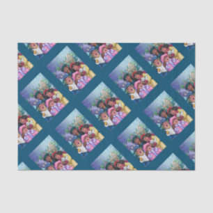 Christmas Carolers Tissue Paper