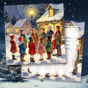 Christmas Carolers Vintage Holiday