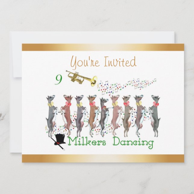 Christmas Caroling 2 Invitation (Front)
