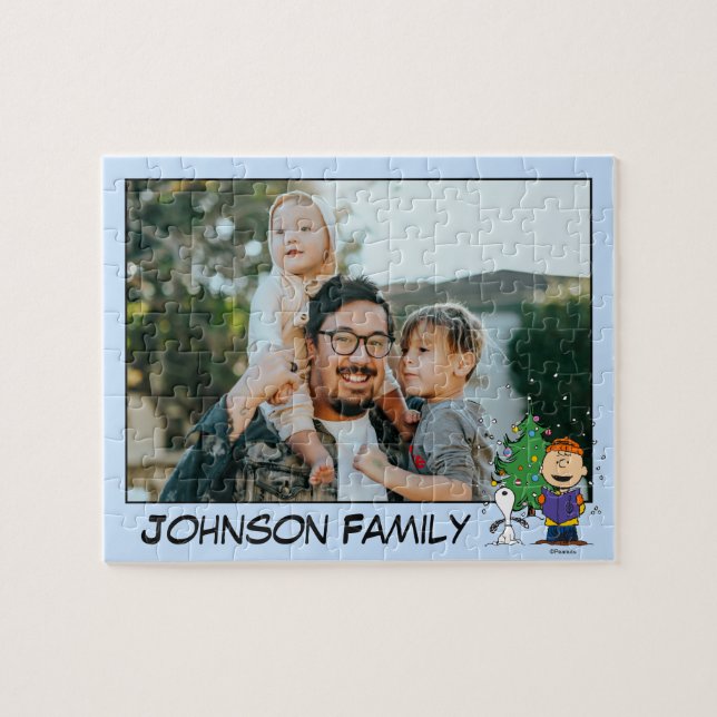 Christmas Caroling | Add Your Name Jigsaw Puzzle (Horizontal)