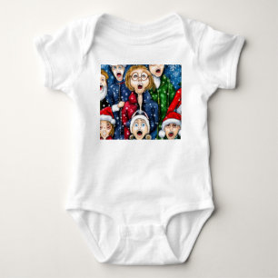 Christmas Caroling Baby Bodysuit