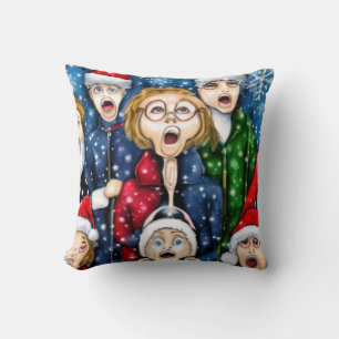Christmas Caroling Cushion