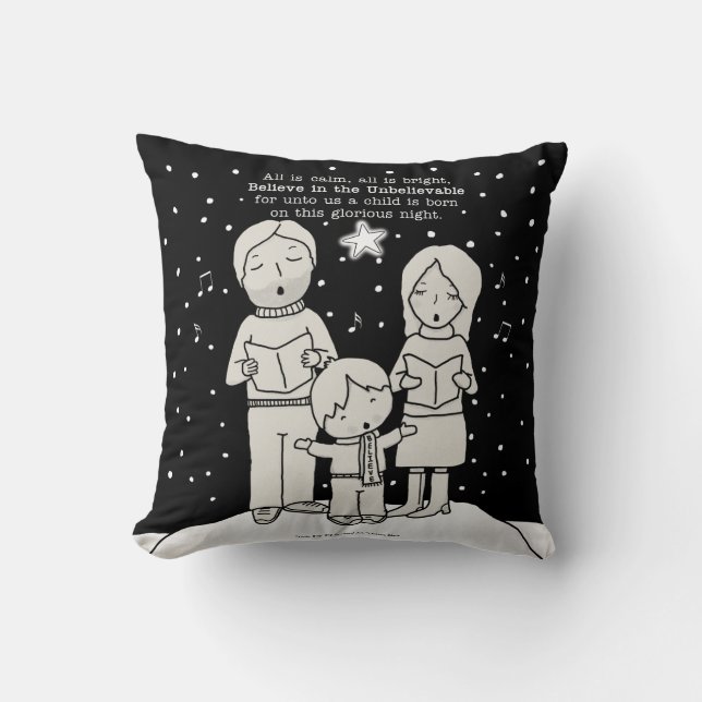 Christmas Caroling Cushion (Front)