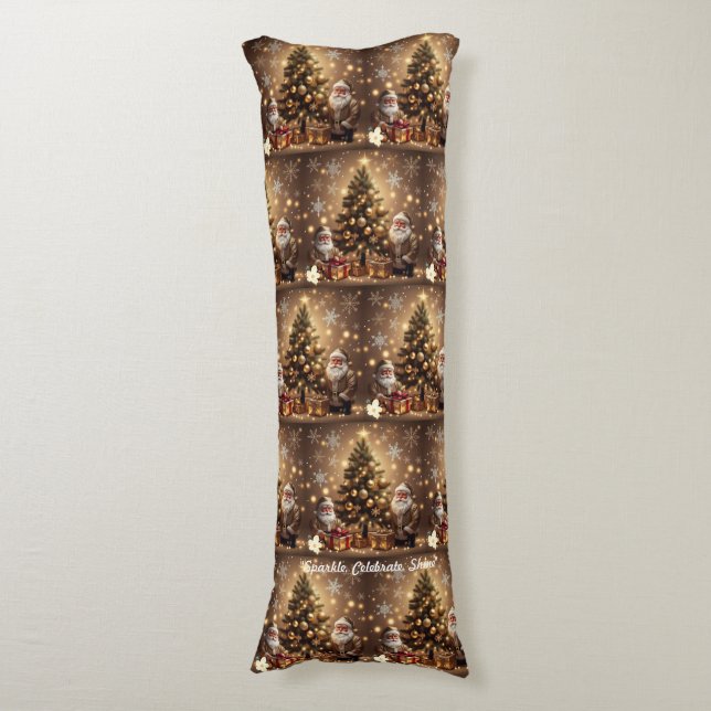 "Christmas Caroling Fun" Body Cushion (Front Vertical)