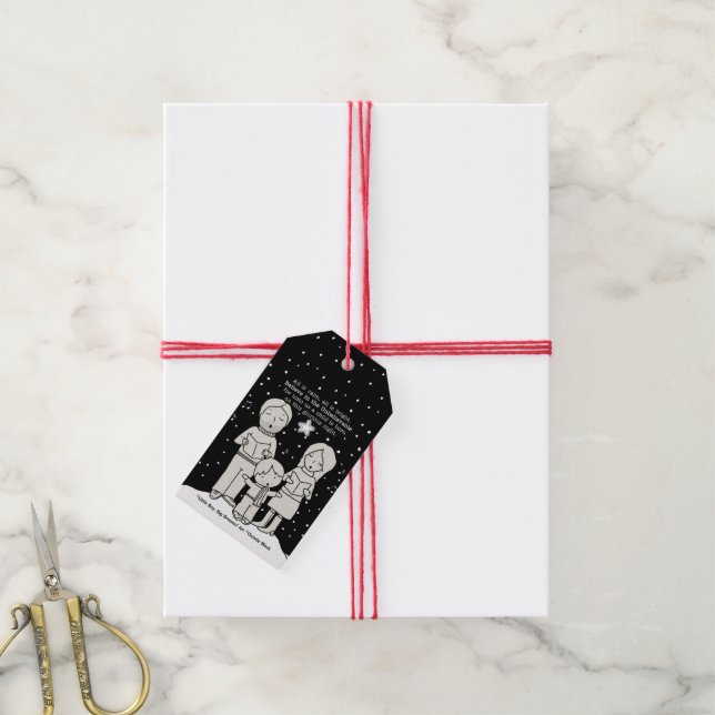 Christmas Caroling Gift Tags (With Twine)