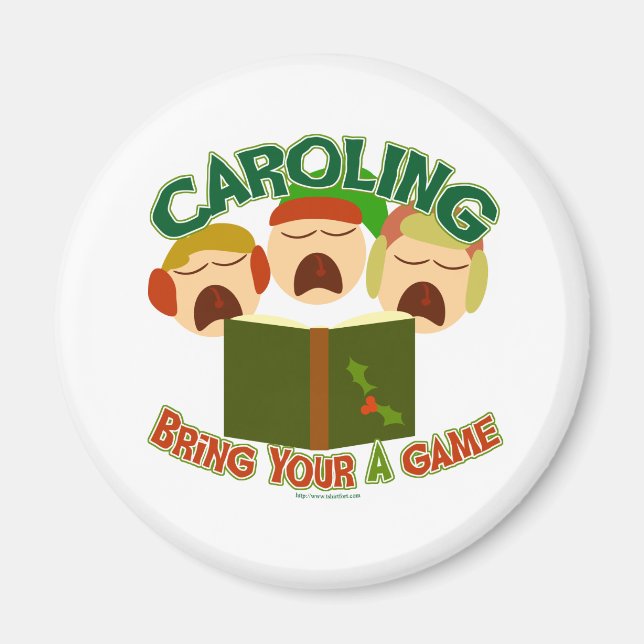 Christmas Caroling Magnet (Front)