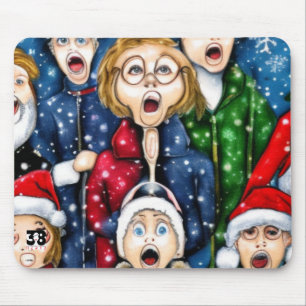 Christmas Caroling Mouse Pad