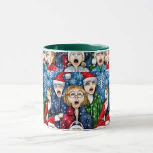 Christmas Caroling Mug