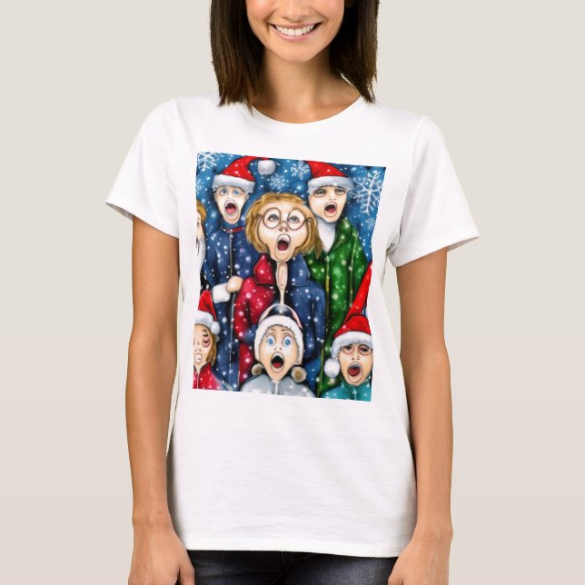 Christmas Caroling T-Shirt (Front)