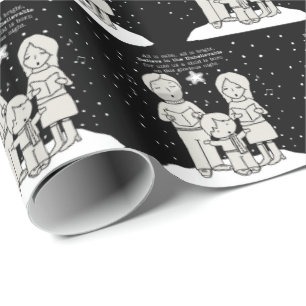 Christmas Caroling Wrapping Paper