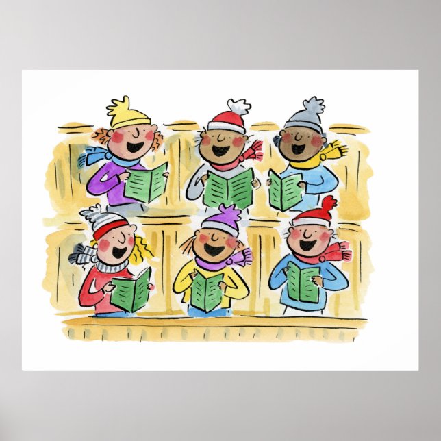 Christmas Carollers Poster (Front)