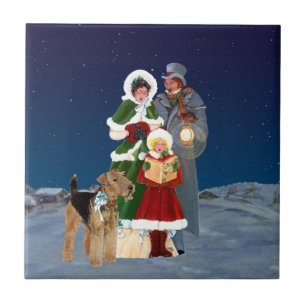 Christmas Carols Ceramic Tile