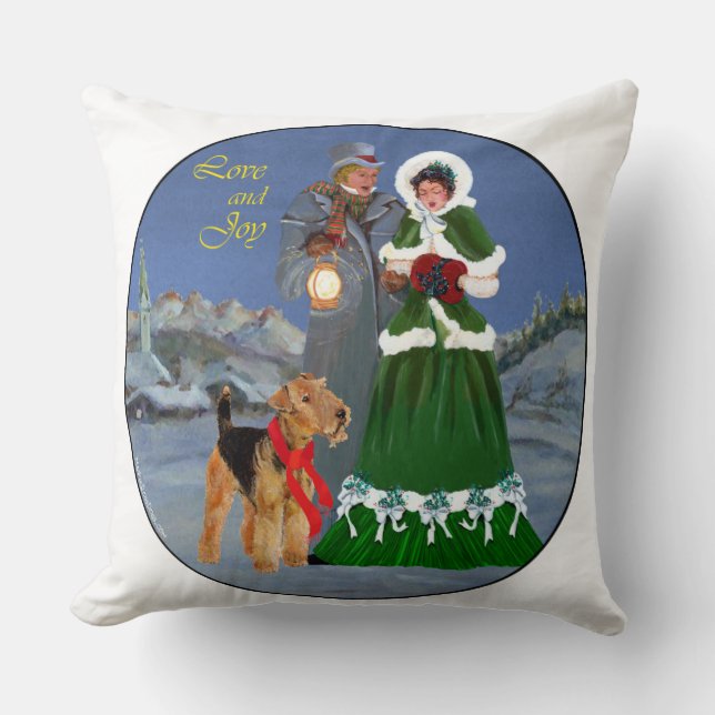 Christmas Carols Cushion (Front)