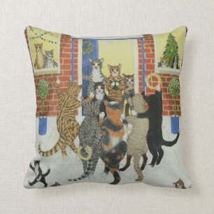 Christmas carols cushion