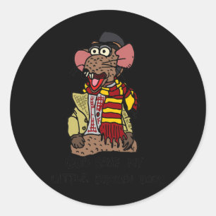 Christmas Carols God Save My Little Broken Body Classic Round Sticker
