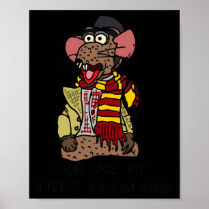 Christmas Carols God Save My Little Broken Body Poster
