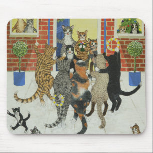 Christmas carols mouse pad
