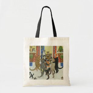 Christmas carols tote bag