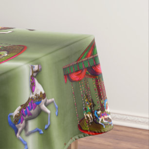 Christmas Carousel Tablecloth