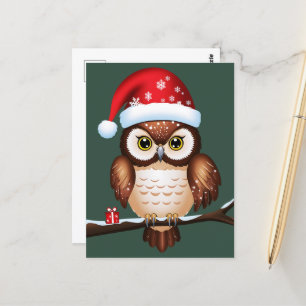 Christmas cart postcard