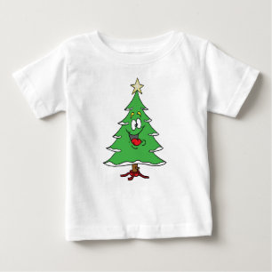 ***CHRISTMAS CARTOON CHRISTMAS TREE** TEE FOR BABY