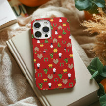 christmas casephone pattern background gifts red