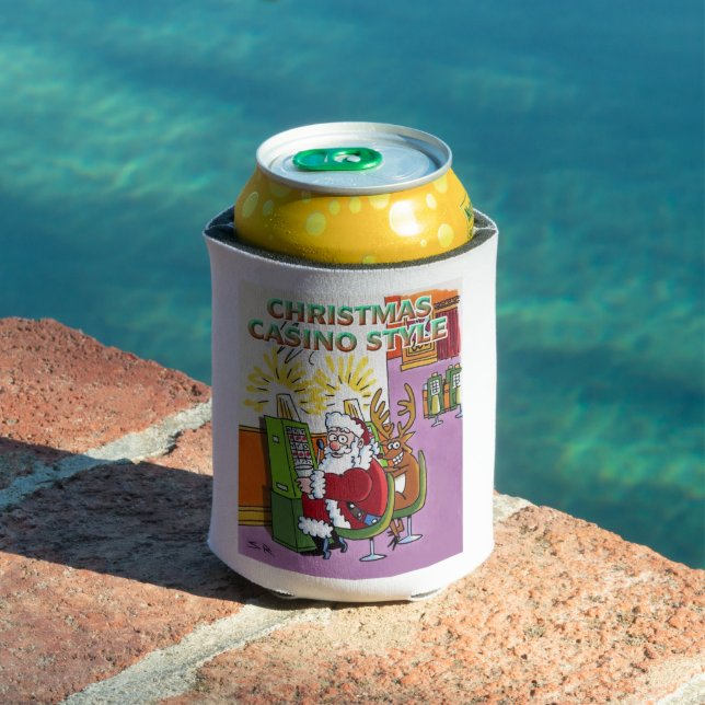 Christmas Casino Style can cooler (In Situ Pool)