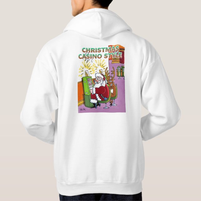 Christmas Casino Style hoodie (Back)