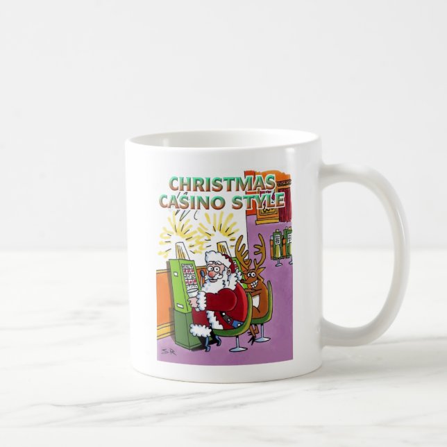 Christmas Casino Style left hand mug (Right)
