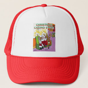 Christmas Casino Style trucker hat