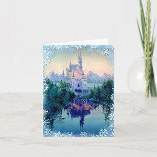 CHRISTMAS CASTLE by SHARON SHARPE Holiday Card