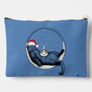 Christmas Cat Accessory Pouch