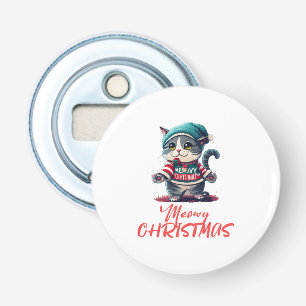 Christmas Cat Bottle Opener