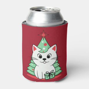 Christmas cat can cooler
