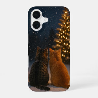 Christmas Cat Couple iPhone Case 16