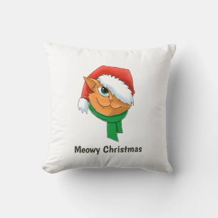 Christmas Cat Cushion