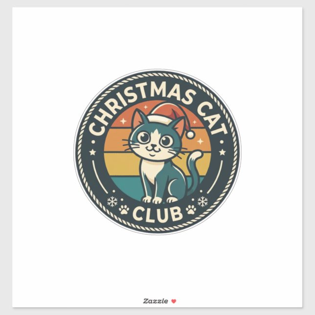 Christmas Cat Cute Kitty Design - Christmas Cat Cl (Sheet)