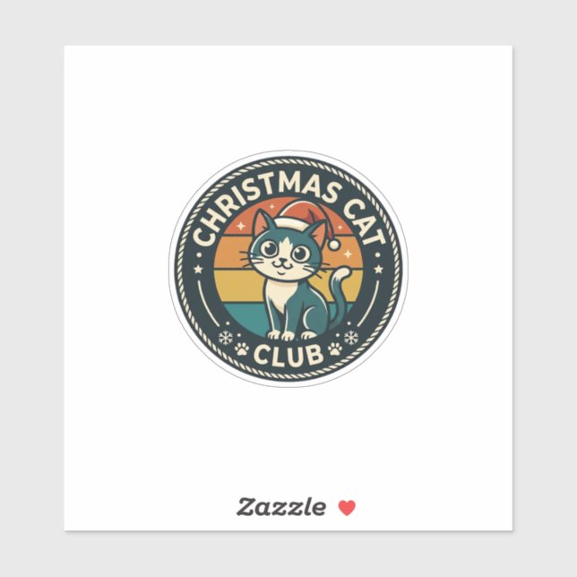 Christmas Cat Cute Kitty Design - Christmas Cat Cl (Sheet)