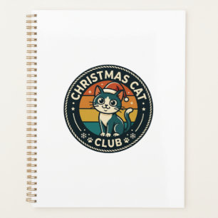 Christmas Cat Cute Kitty Design - Christmas Cat Cl Planner
