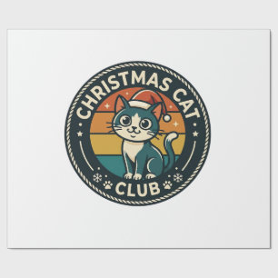 Christmas Cat Cute Kitty Design - Christmas Cat Cl Wrapping Paper