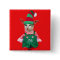 Christmas Cat Elf Button