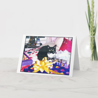 CHRISTMAS CAT HOLIDAY CARD