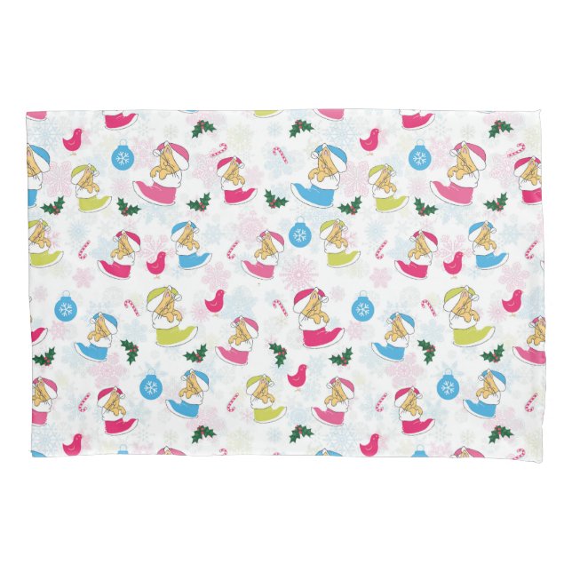 Christmas cat is sleeping pillowcase (Front)