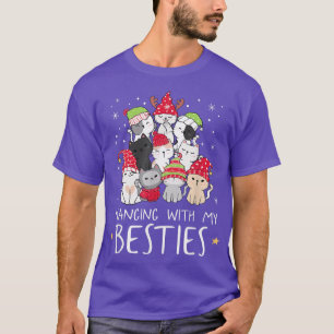 Christmas Cat Lover Christmas Tree Kawaii Cat Best T-Shirt