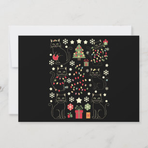 Christmas Cat Lover Gift For Cat Owner Holiday Card