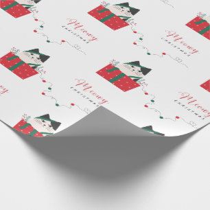 Christmas Cat meowy Christmas Wrapping Paper