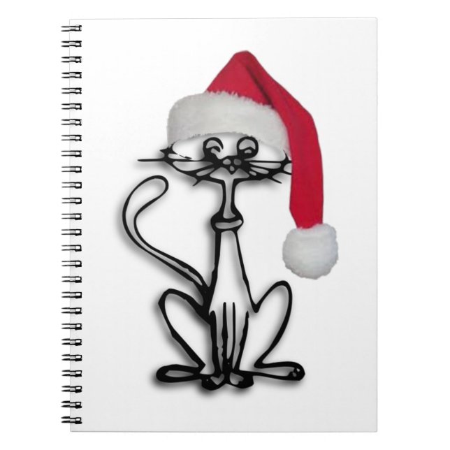 Christmas Cat Notebook (Front)