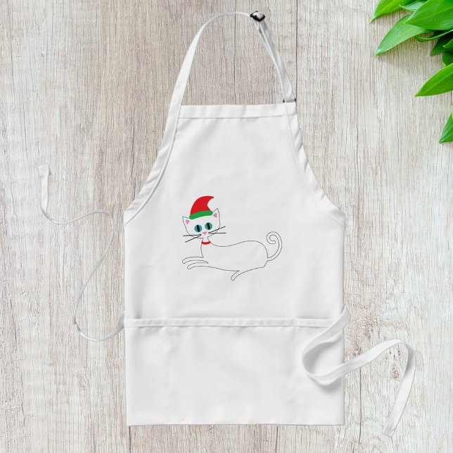 Christmas Cat Standard Apron (Creator Uploaded)