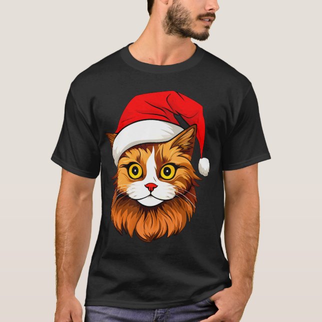 Christmas cat T-Shirt (Front)
