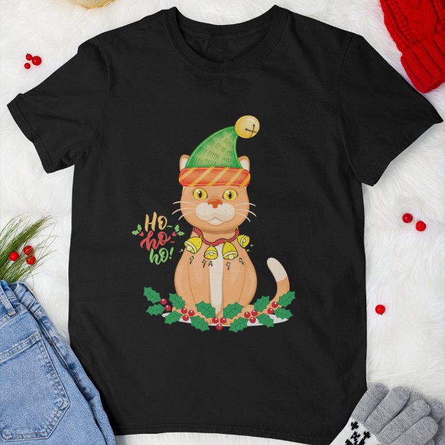 Christmas Cat T-Shirt (Creator Uploaded)
